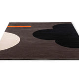 Graphite Abstract Hand-Tufted Wool Rug - Image 6