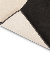 Graphite Abstract Hand-Tufted Wool Rug - Image 7