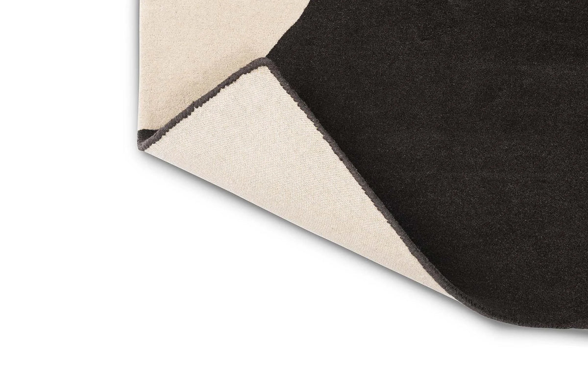 Graphite Abstract Hand-Tufted Wool Rug - Image 7
