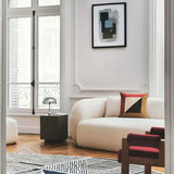 Greige Irregular Hand-Tufted Wool Rug - Image 5