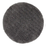 Grey Solid Plush Shag Rug - Image 5