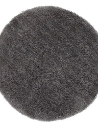 Grey Solid Plush Shag Rug - Image 5