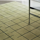 Grid Geometric Hand-Tufted Wool Rug - Image 2