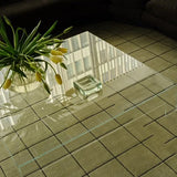 Grid Geometric Hand-Tufted Wool Rug - Image 5