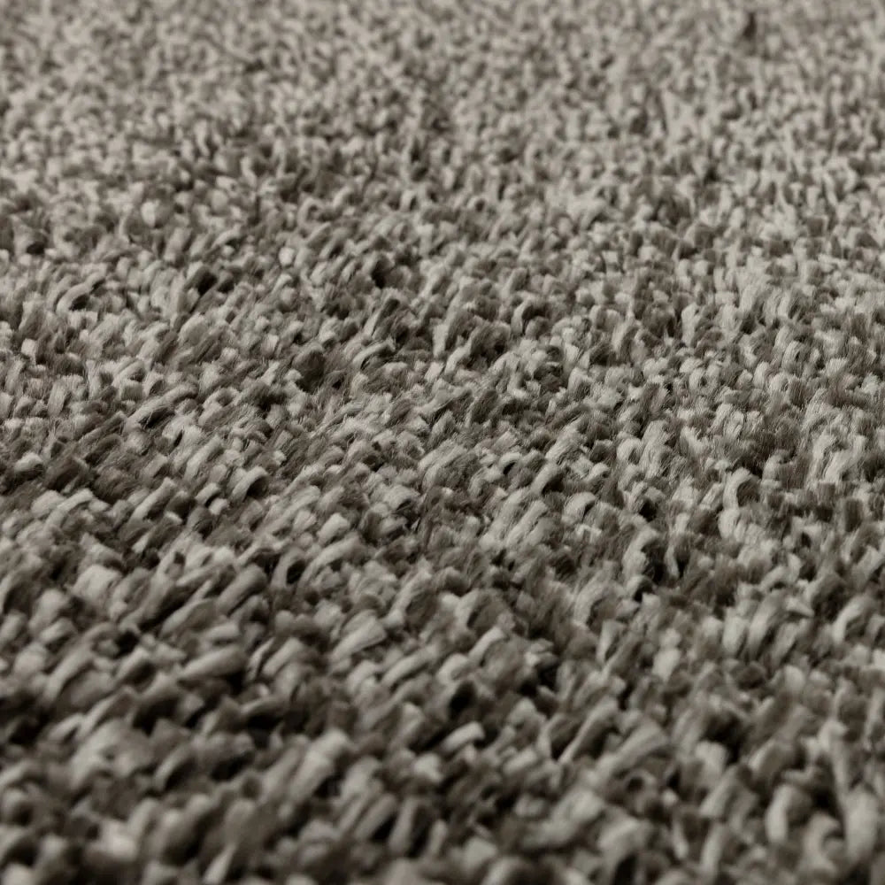 Gunmetal Solid Plush Shag Rug - Image 6
