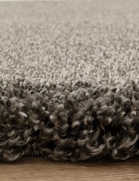 Gunmetal Solid Plush Shag Rug - Image 7
