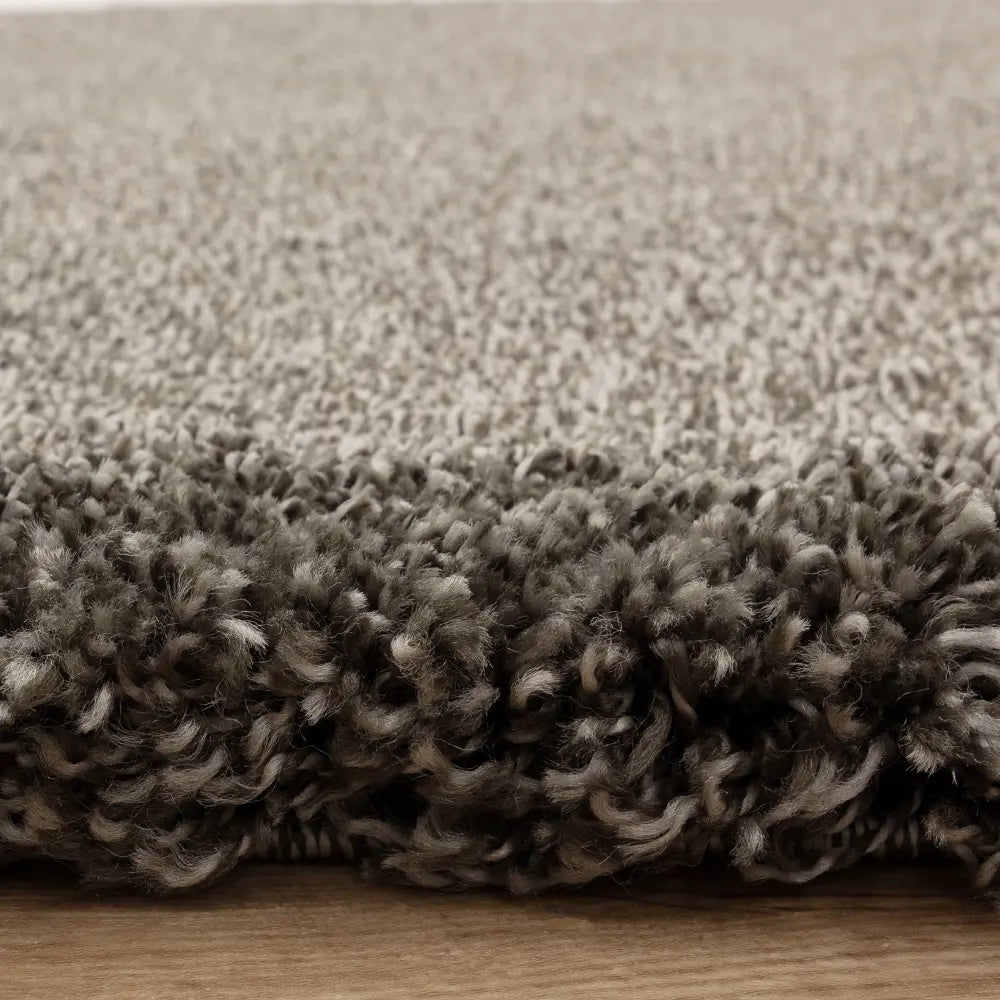 Gunmetal Solid Plush Shag Rug - Image 7