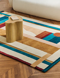 Hacienda Abstract Hand-Tufted Wool Rug - Image 2