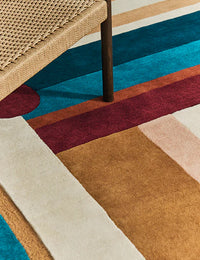 Hacienda Abstract Hand-Tufted Wool Rug - Image 3