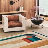Hacienda Abstract Hand-Tufted Wool Rug - Image 5