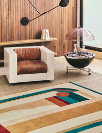 Hacienda Abstract Hand-Tufted Wool Rug - Image 5