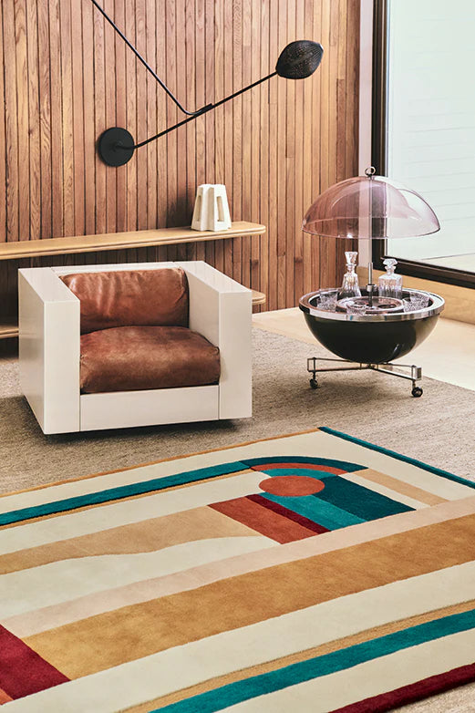 Hacienda Abstract Hand-Tufted Wool Rug - Image 5