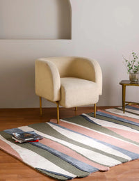 Hamburg Abstract Hand-Tufted Wool Rug - Image 1