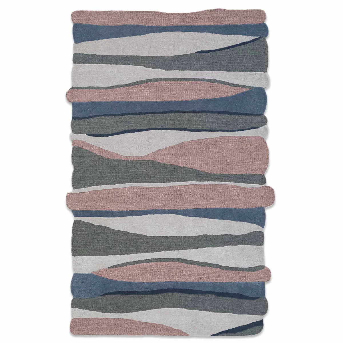 Hamburg Abstract Hand-Tufted Wool Rug - Image 2