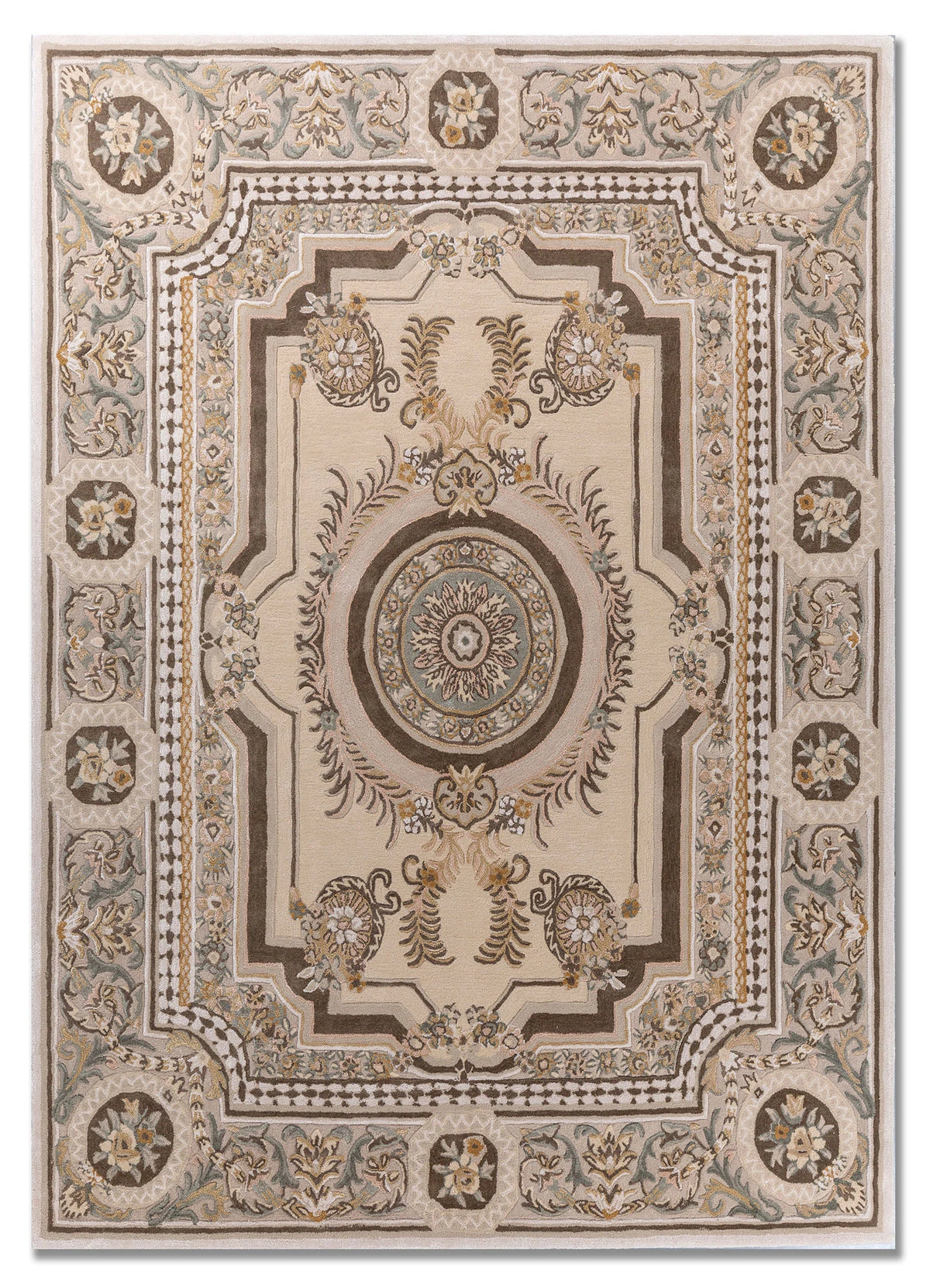 Herati Rug Viscose One-of-a-Kind Vintage Rug - Image 1