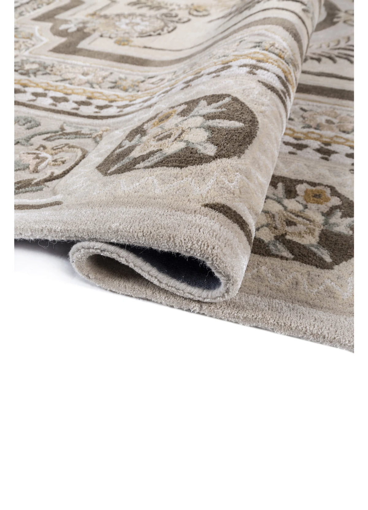 Herati Rug Viscose One-of-a-Kind Vintage Rug - Image 2