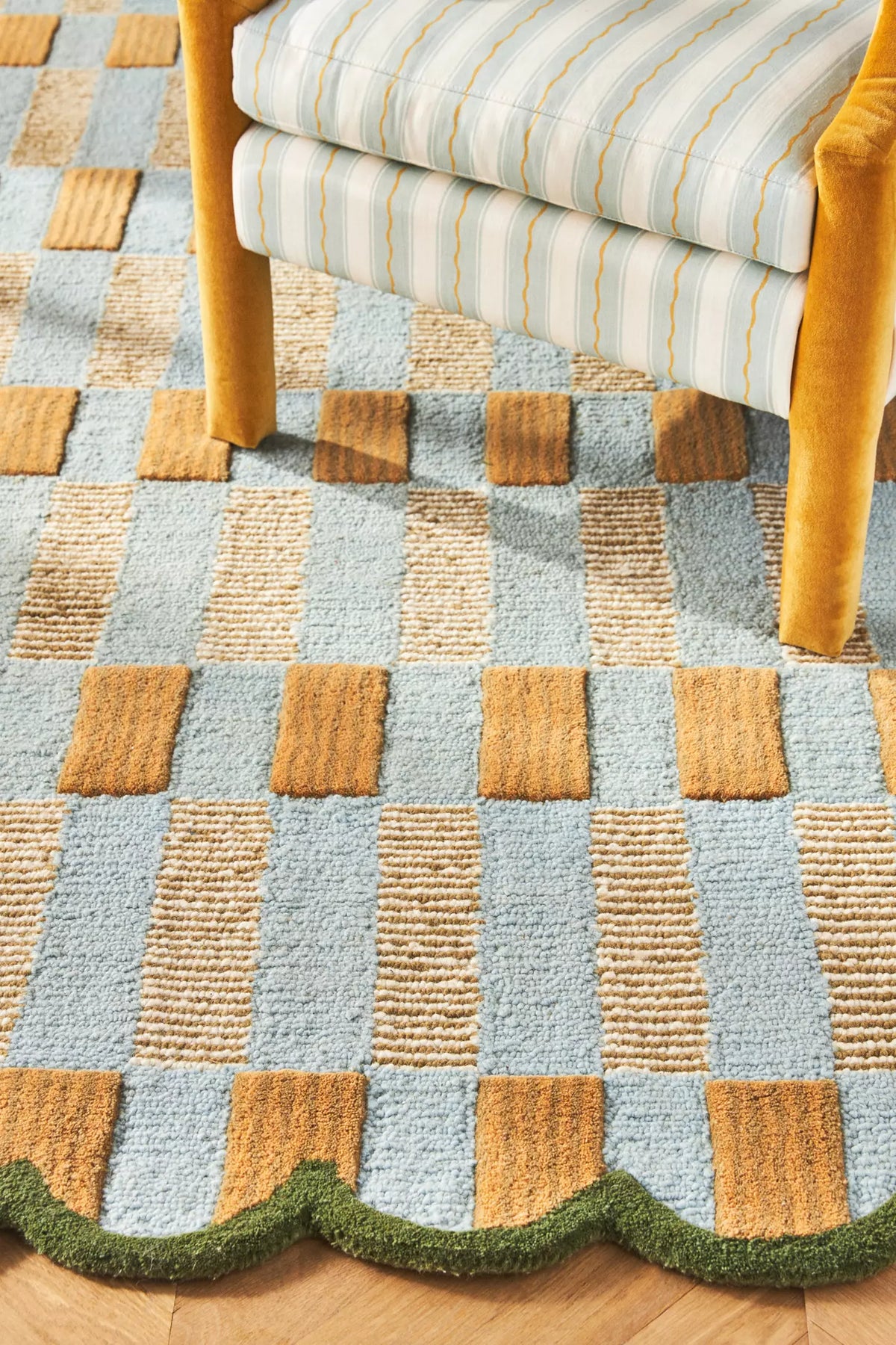 Heritage Irregular Hand-Tufted Wool Rug - Image 2