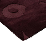 Honey Burgundy Floral Hand-Tufted Wool Rug - Image 5