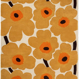 Honey Floral Hand-Tufted Wool Rug - Image 2