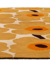 Honey Floral Hand-Tufted Wool Rug - Image 4
