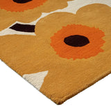Honey Floral Hand-Tufted Wool Rug - Image 5