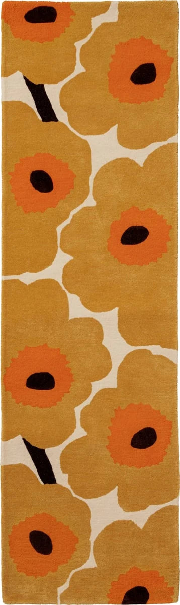 Honey Floral Hand-Tufted Wool Rug - Image 8