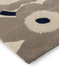 Honey Greige Floral Hand-Tufted Wool Rug - Image 4