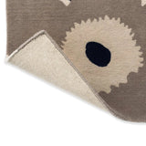 Honey Greige Floral Hand-Tufted Wool Rug - Image 5