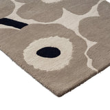 Honey Greige Floral Hand-Tufted Wool Rug - Image 7