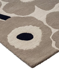 Honey Greige Floral Hand-Tufted Wool Rug - Image 7