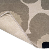 Honey Greige Floral Hand-Tufted Wool Rug - Image 8