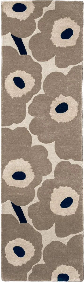 Honey Greige Floral Hand-Tufted Wool Rug - Image 9