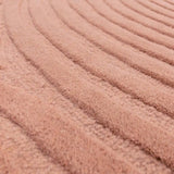 Hugo Blush Geometric Hand-Tufted Wool Rug - Image 2