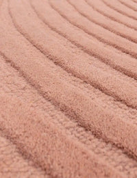 Hugo Blush Geometric Hand-Tufted Wool Rug - Image 2