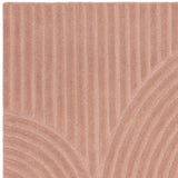 Hugo Blush Geometric Hand-Tufted Wool Rug - Image 5