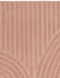 Hugo Blush Geometric Hand-Tufted Wool Rug - Image 5
