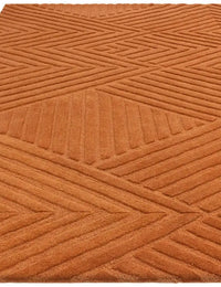 Hugo Desert Geometric Hand-Tufted Wool Rug - Image 2