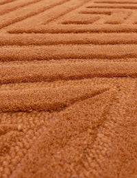 Hugo Desert Geometric Hand-Tufted Wool Rug - Image 3