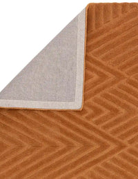Hugo Desert Geometric Hand-Tufted Wool Rug - Image 4