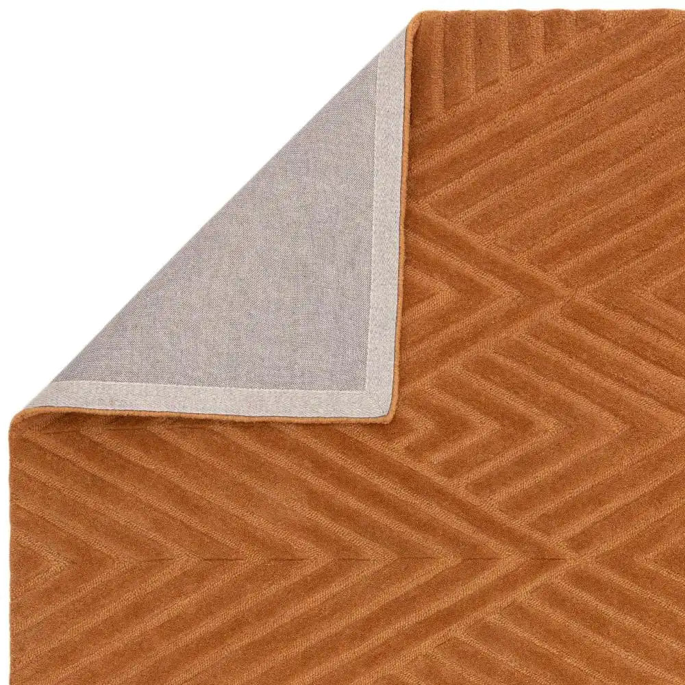 Hugo Desert Geometric Hand-Tufted Wool Rug - Image 4
