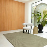 Hugo Sage Geometric Hand-Tufted Wool Rug - Image 1