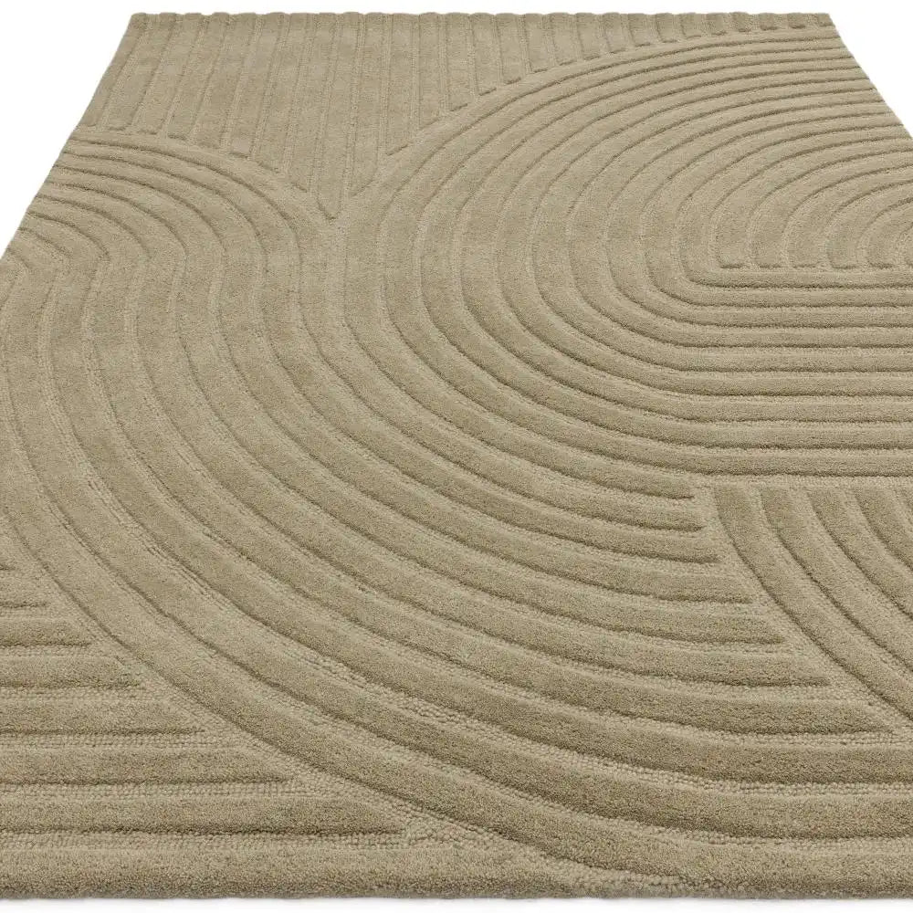 Hugo Sage Geometric Hand-Tufted Wool Rug - Image 2