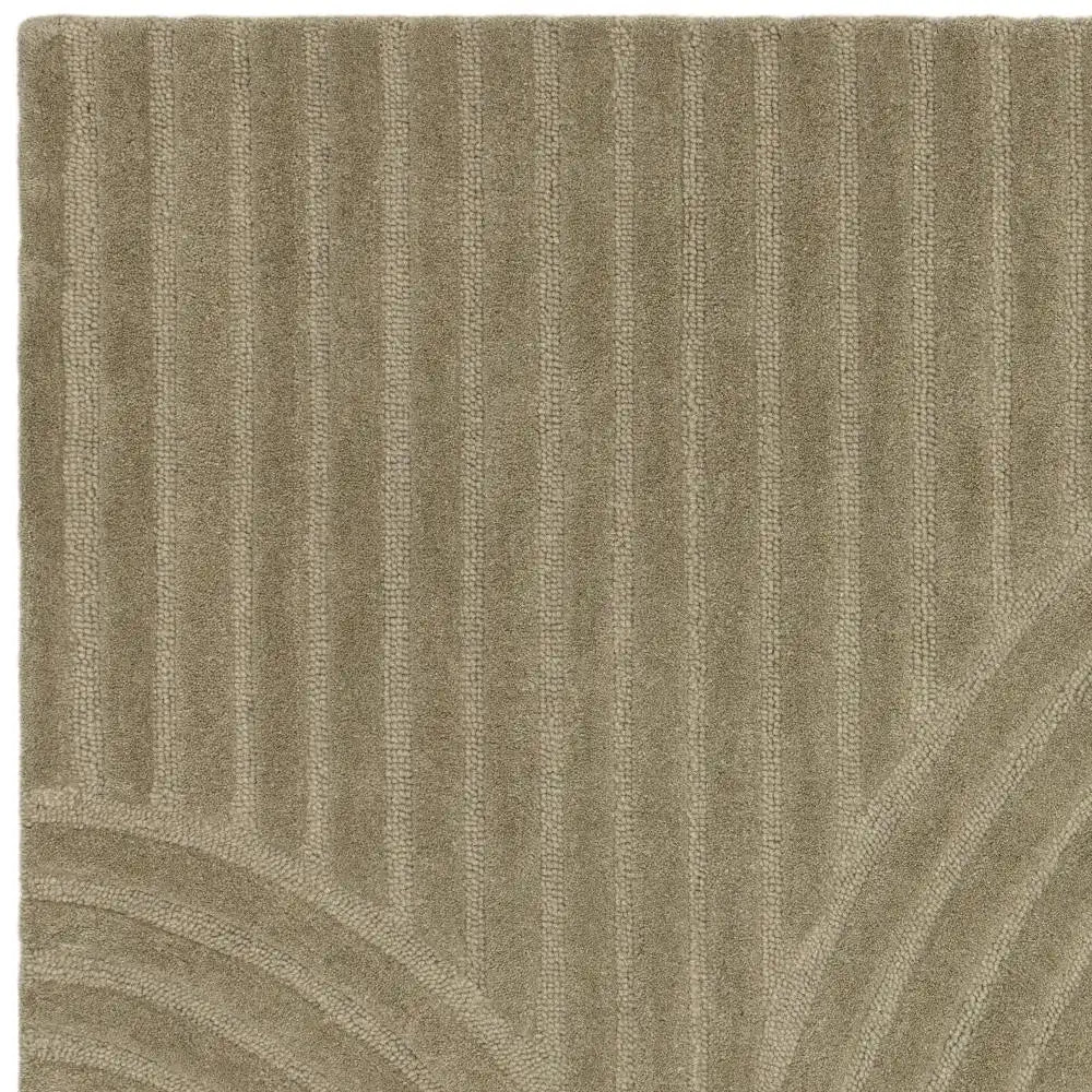 Hugo Sage Geometric Hand-Tufted Wool Rug - Image 3