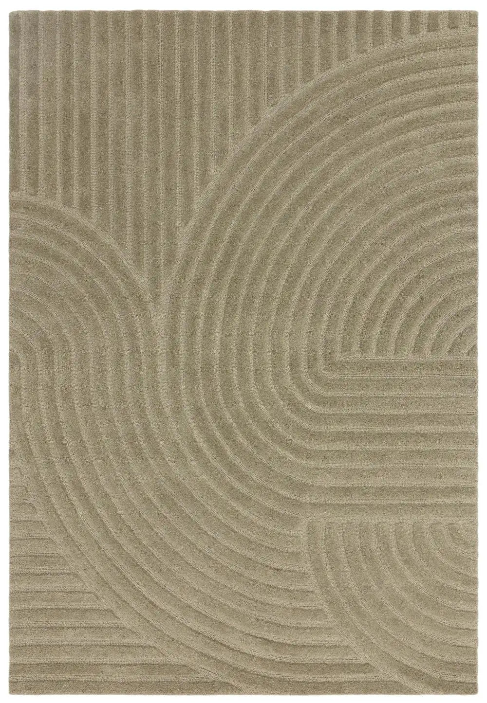 Hugo Sage Geometric Hand-Tufted Wool Rug - Image 6