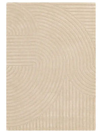 Hugo Sand Geometric Hand-Tufted Wool Rug - Image 2