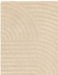 Hugo Sand Geometric Hand-Tufted Wool Rug - Image 3