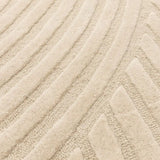 Hugo Sand Geometric Hand-Tufted Wool Rug - Image 4