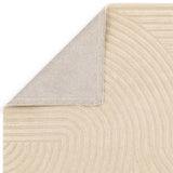 Hugo Sand Geometric Hand-Tufted Wool Rug - Image 5