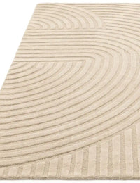 Hugo Sand Geometric Hand-Tufted Wool Rug - Image 6