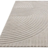 Hugo Silver Geometric Hand-Tufted Wool Rug - Image 4